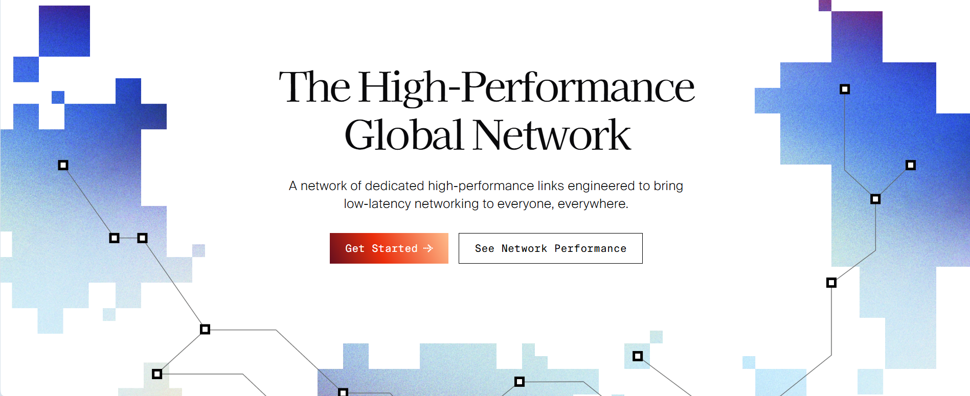 High-speed network for blockchain validators