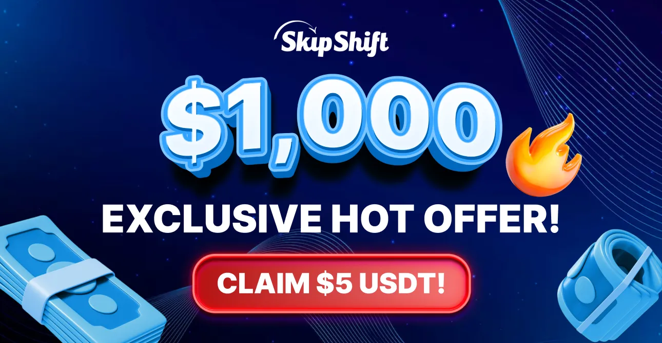 SkipShift hot offer banner