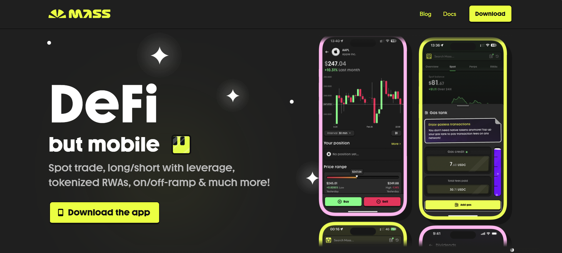 Self-custodial DeFi trading platform