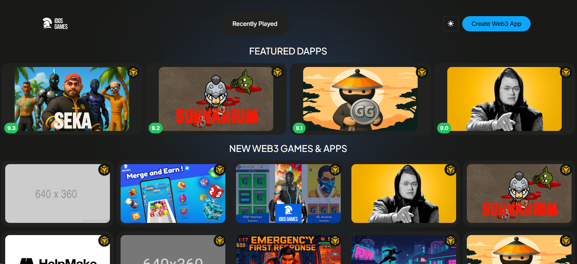 Web3 game dev platform
