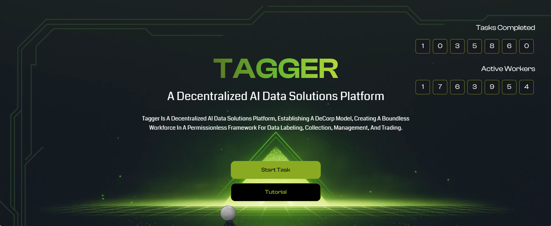 Decentralized AI data platform