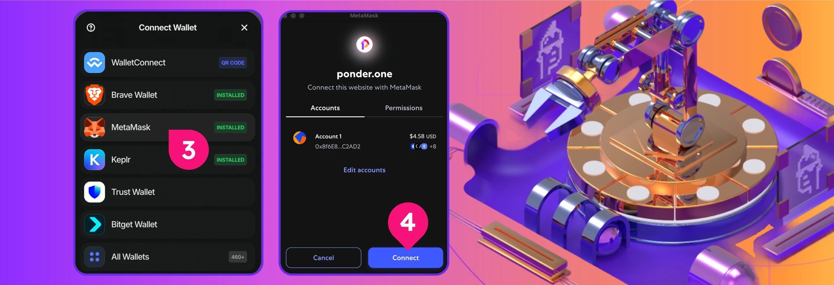 Swap & Stake on Ponder to Earn $2 USDT – Quick Tutorial!
