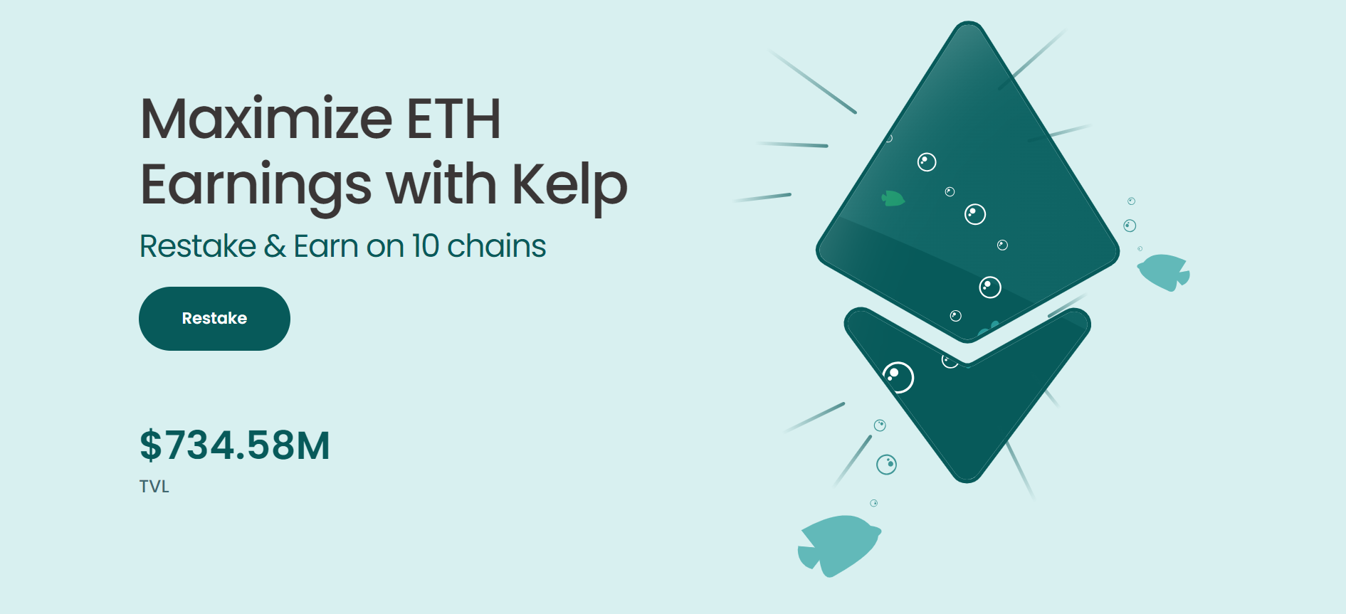 Liquid restaking for Ethereum assets.