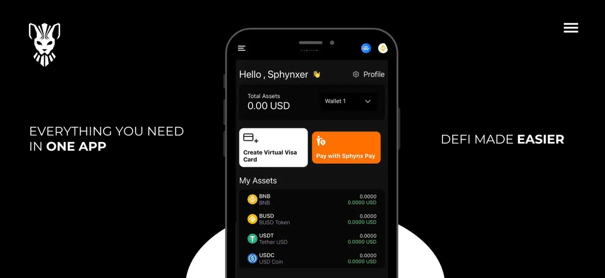 Sphynx DeFi App