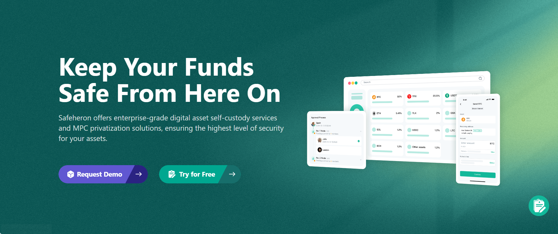 Institutional-grade MPC wallet & self-custody platform