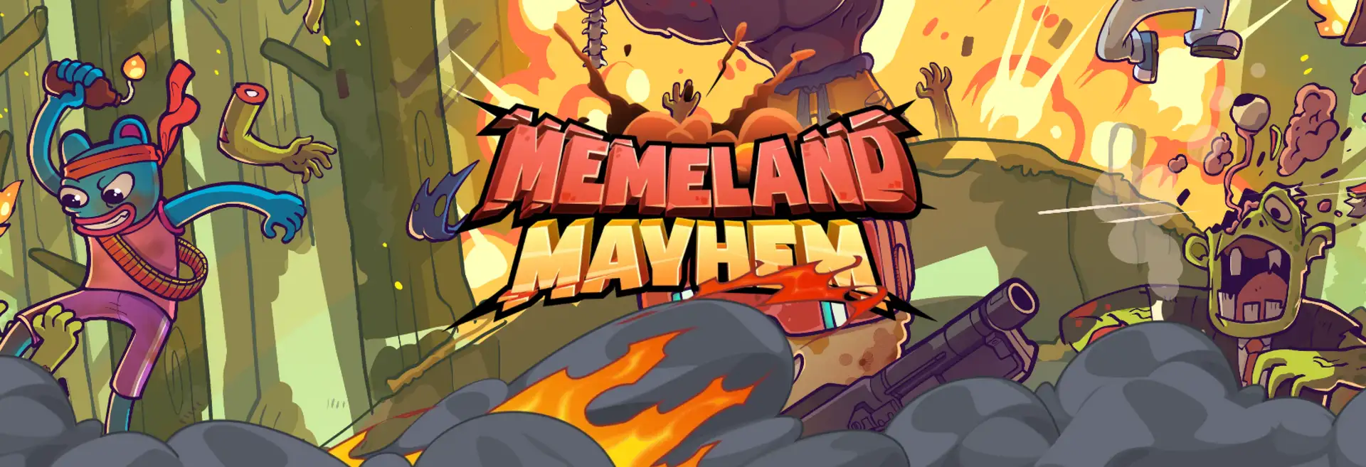 Memeland Mayhem Banner