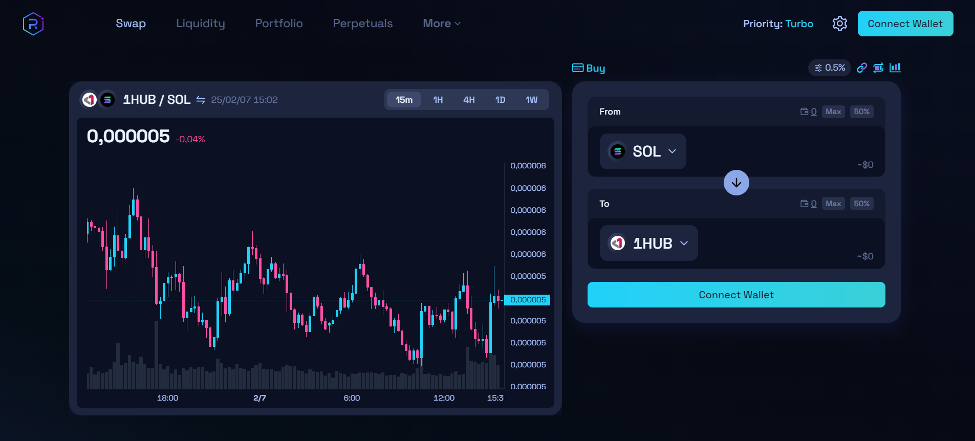 An on-chain order book AMM for DeFi.