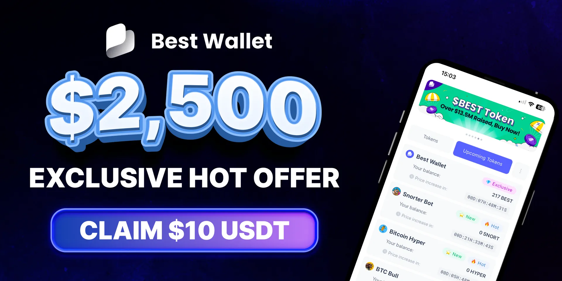 Best Wallet Hot Offer Banner