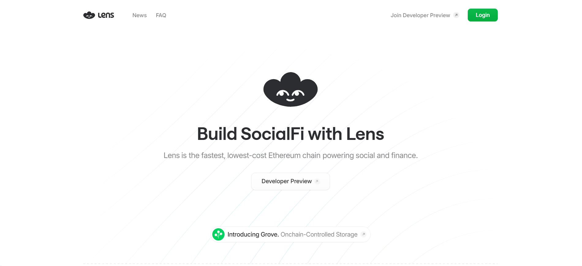 Permissionless and decentralized social graph.