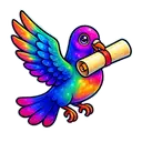 Blockchain Messages Icon