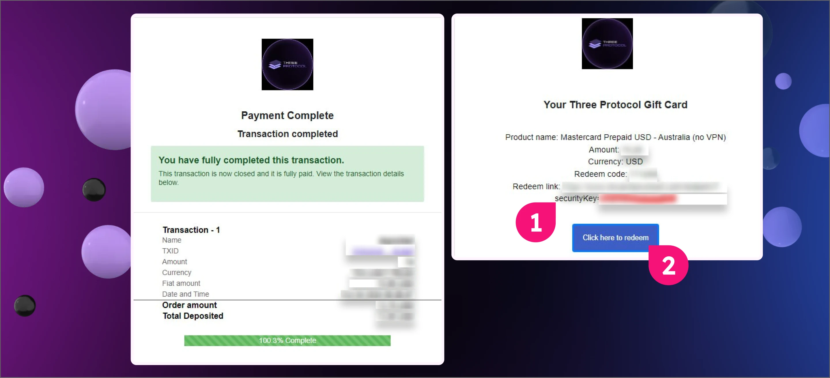 Step-by-step Tutorial on How to Mint Your 3Pay Card on Three Protocol